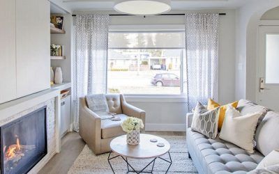 5 estilos de cortinas para tu sala de estar