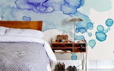 5 creativas técnicas para pintar las paredes con efectos