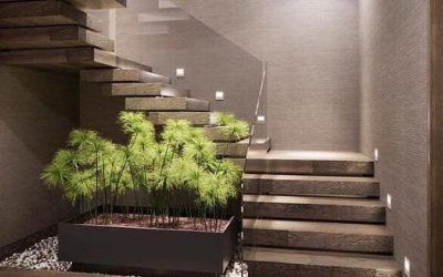 Decoración con vegetación