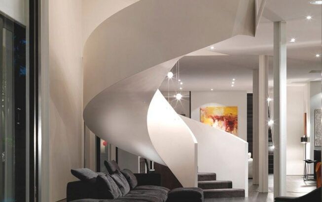 Escalera ondulada
