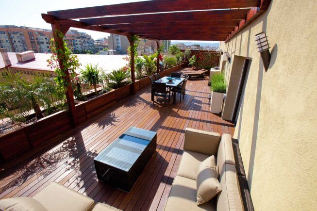 Terraza en Barcelona