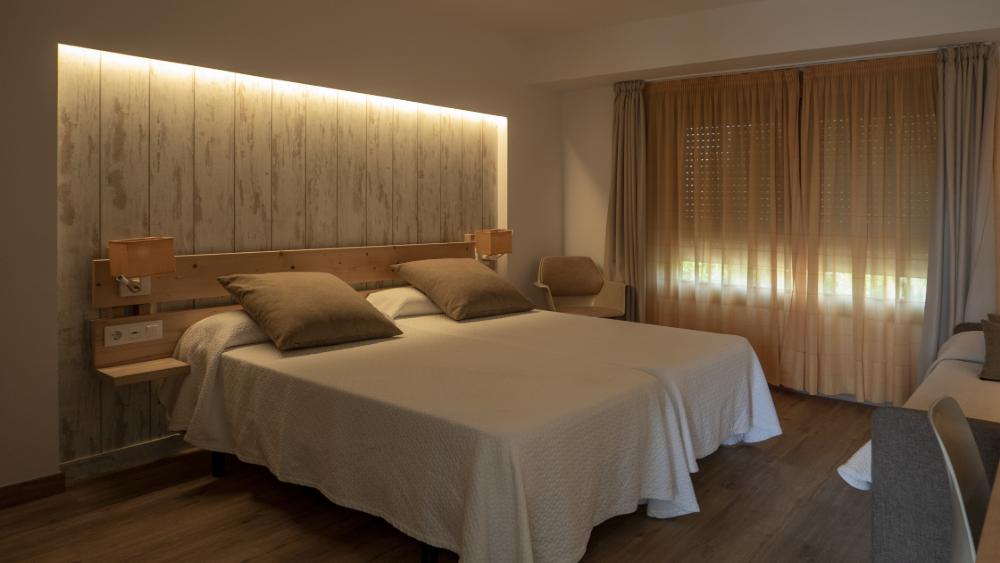 Luces LED en el dormitorio