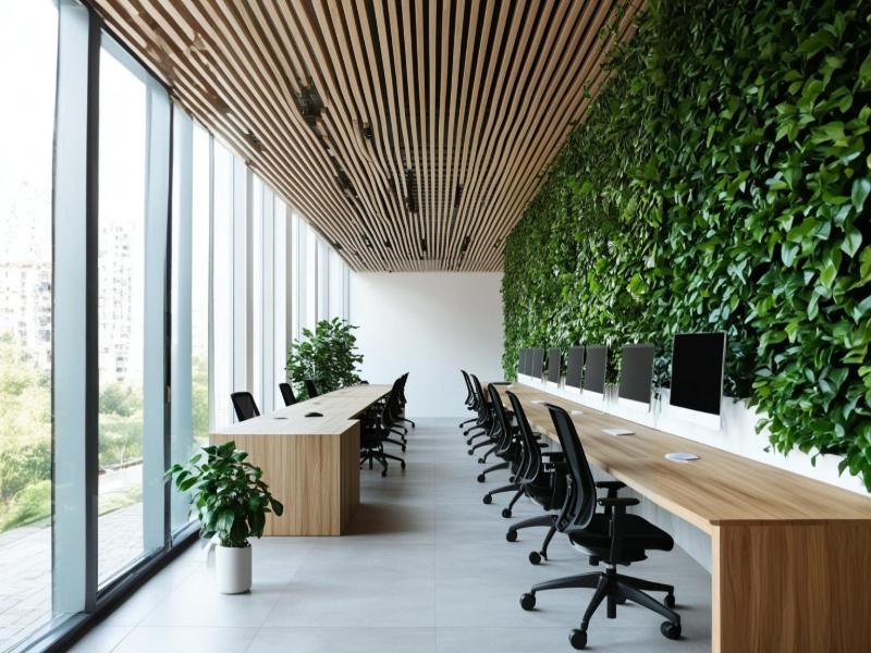 Suelo elevable para oficinas