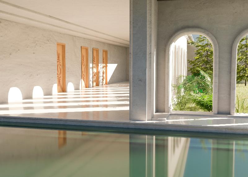 Coste piscina interior