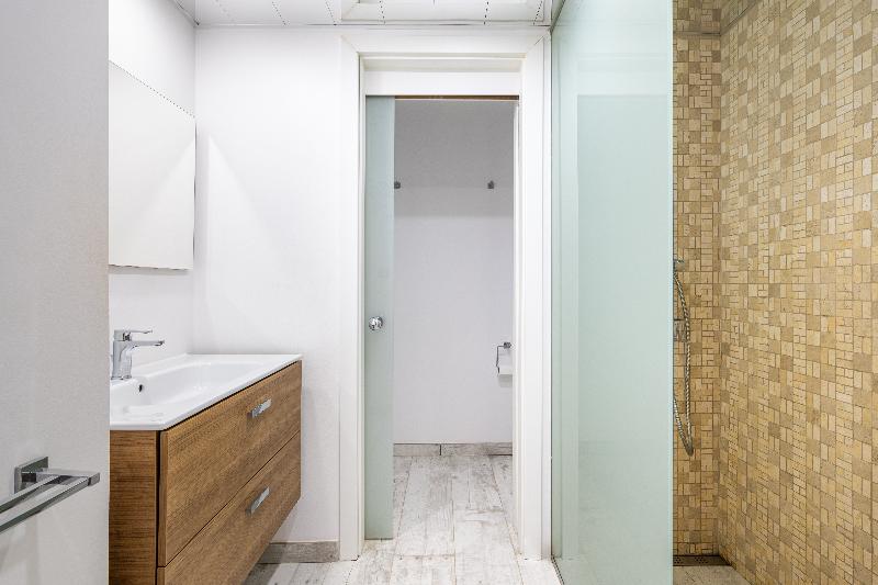 Puerta corredera baño