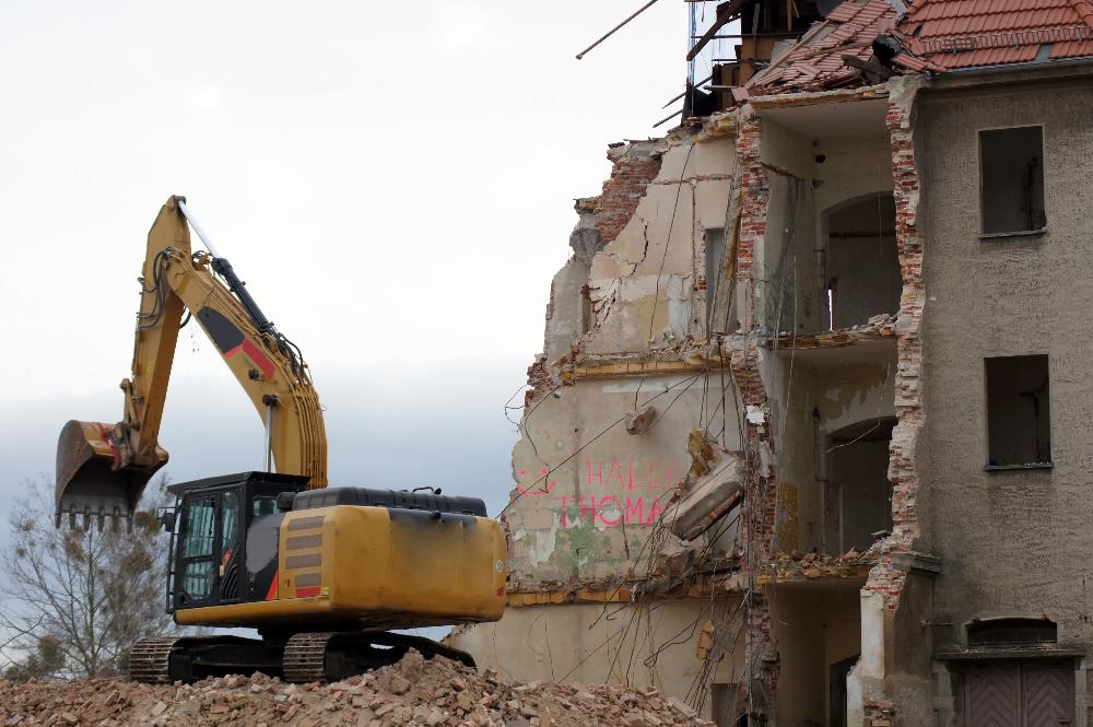 Demolición edificio